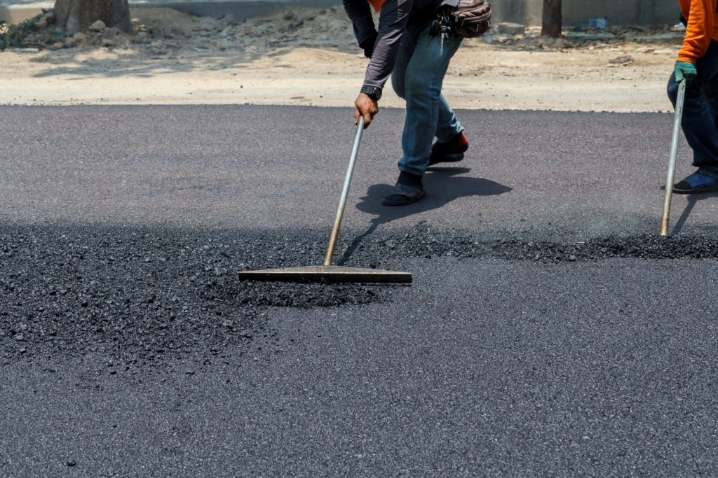 a paving project.