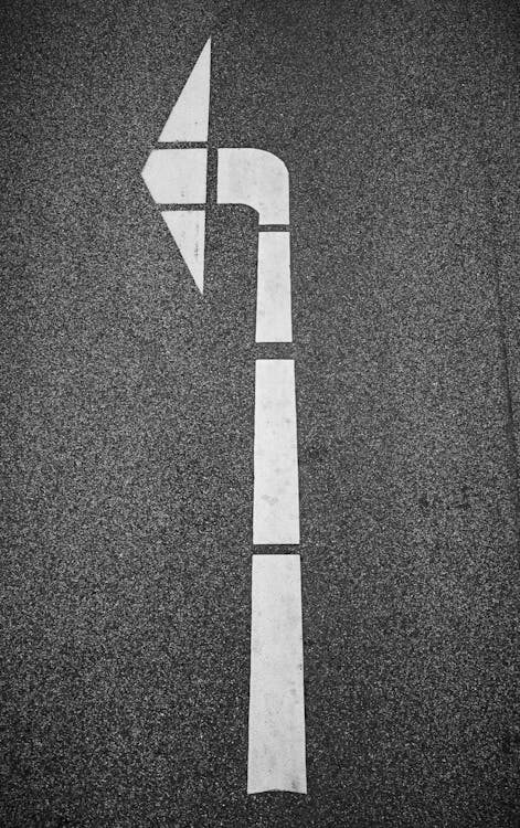 white and black cross illustration