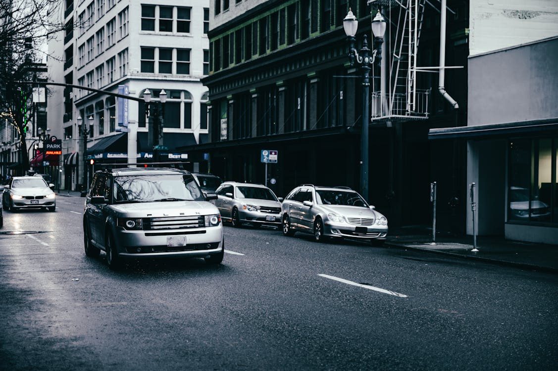 Cars on the road